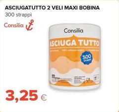 Consilia - Asciugatutto 2 Veli Maxi Bobina