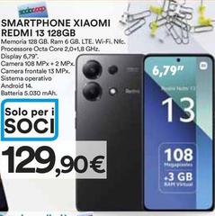 Xiaomi - Smartphone Redmi 13 128GB