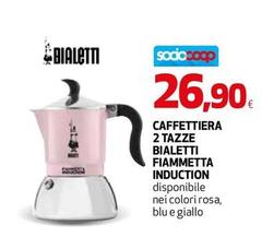 Bialetti - Caffettiera 2 Tazze Fiammetta Induction