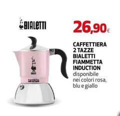 Bialetti - Caffettiera 2 Tazze Fiammetta Induction