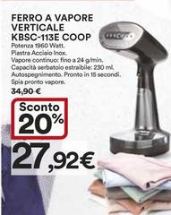 Coop - Ferro A Vapore Verticale Kbsc-113e