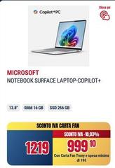 Microsoft - Notebook Surface Laptop-copilot+
