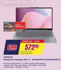 Lenovo - Notebook Ideapad Slim 3 - 82XMO0M11IX/82XM00571X