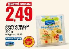 Asiago -  Fresco DOP A Cubetti