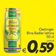 Oettinger - Birra Radler Lattina