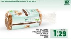 Pan Bauletto Integrale Despar Scelta Verde Biologico