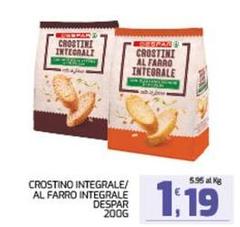 Despar - Crostino Integrale/ Al Farro Integrale