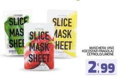 Kocostar - Maschera Viso Fragola/ Cetrolo/limone