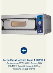 Forno Pizza Elettrico Tecno 4 Tecno A