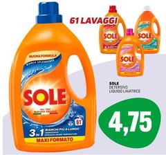Sole - Detersivo Liquido Lavatrice