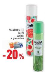 Batist - Shampoo Secco