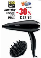 BaByliss - D572DE Asciuga Capelli 2200 W Nero