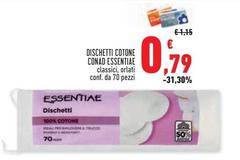 Conad - Essentiae Dischetti Cotone 