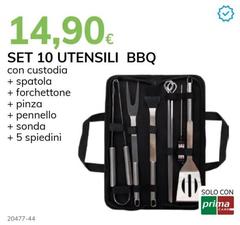 Bbq - Set 10 Utensili