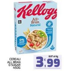 Kelloggs - Cereali All Bran O Sugar