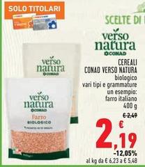 Conad - Verso Natura Cereali