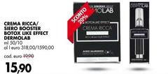 Dermolab - Crema Ricca/Siero Booster Botox Like Effect
