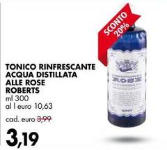 Roberts - Tonico Rinfrescante Acqua Distillata Alle Rose