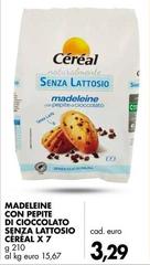 Cereal - Madeleine Con Pepite Di Cioccolato Senza Lattosio