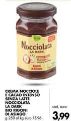 Bio - Crema Nocciole E Cacao Intenso Senza Latte Nocciolata La Dark