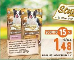 Stuzzy - Alimento Umido Completo Monoproteico, Ideale Per Cani Che Soffroma Di Intollerenze O Allergède Alimentaire
