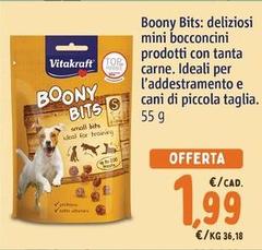 Vitakraft - Boony Bits: Deliziosi Mini Bocconcini Prodotti Con Tanta Carne. Ideali Per L'Adestramento E Cani Di Piccola Taglia