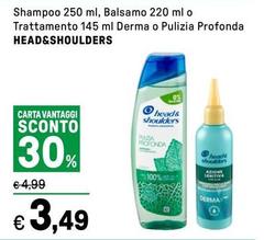 Head & Shoulders - Shampoo, Balsamo O Trattamento Derma O Pulizia Profonda