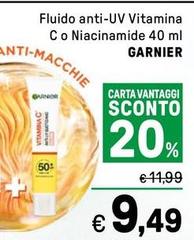 Garnier - Fluido Anti-uv Vitamina C O Niacinamide