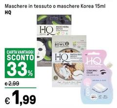Hq - Maschere In Tessuto O Maschere Korea 15ml