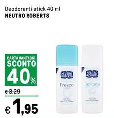 Neutro Roberts - Deodoranti Stick