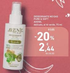 Avenil - Deodorante No Gas Pure & Soft