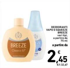 Breezz - Deodoranti Vapo O Squeeze