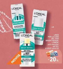 L'Oreal - Linea Per La Cura Del Viso Bright Reveal 