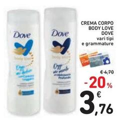 Dove - Crema Corpo Body Love
