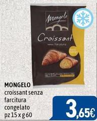 Mongelo - Croissant Senza Farcitura Congelato