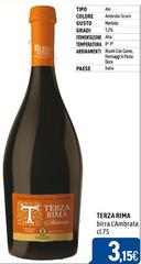 Terza rima - Birra L'ambreta