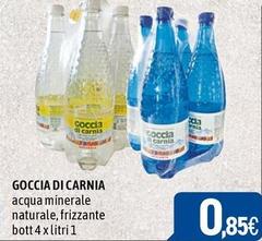 Goccia di carnia - Acqua Minerale Naturale, Frizzante