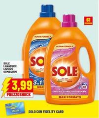Sole - Lavatrice Liquido