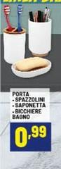 Porta Spazzolini-Saponetta-Bicchiere Bagno