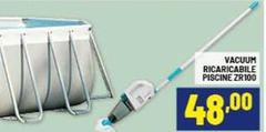 Vacuum Ricaricabile Piscine ZR100