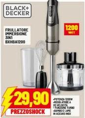 Black & Decker - Frullatore Immersione 3in1 BXHBA1200