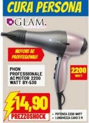 Glam - Phon Professionale Ac Motor 2200 Watt BY-530