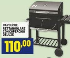 Barbecue Rettangolare Con Coperchio Deluxe 