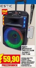 Majestic - Party Speaker Bt Trolley 240w 240 Watt Fire T4 BK