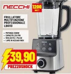 Necchi - Frullatore Multifunzione Professionale LB6113