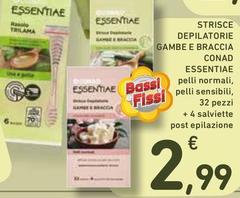 Conad - Strisce Depilatorie Gambe E Braccia Essentiae