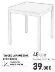Solo - Tavolo Uranus 6095