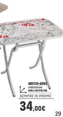 Dimension H7 L110 P70 Cm