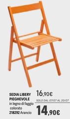 Solo - Sedia Libery Pieghevole