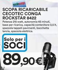Cecotec - Scopa Ricaricabile  Conga Rockstar 8422
